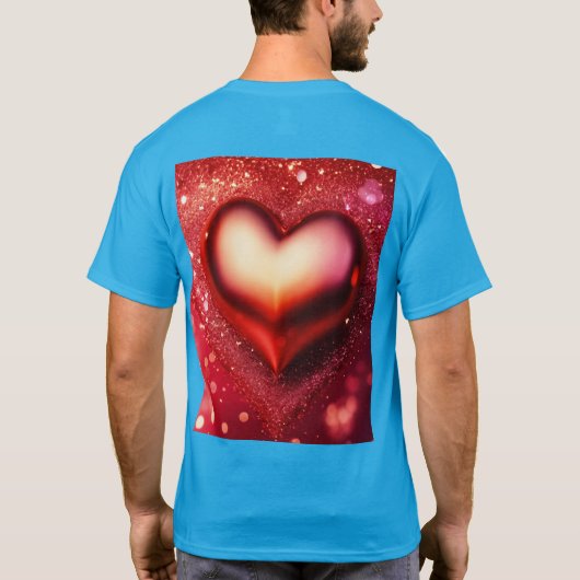Retro Tattoo Hart T-Shirt Design (Achterkant)