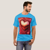 Retro Tattoo Hart T-Shirt Design (Voorkant volledig)