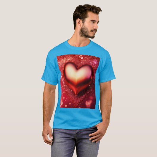 Retro Tattoo Hart T-Shirt Design (Voorkant volledig)