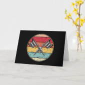 Retro-Tattoo Kaart (Gele Bloem)