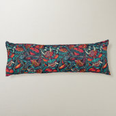 Retro Tattoo Patroon Lichaamskussen (Achterkant)