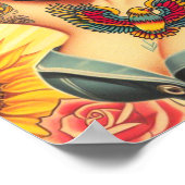 Retro Tattoo Pin-up Poster (Hoek)