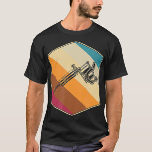 Retro Tattoo Pistool Tattooist Inked Tattooist Tat T-shirt
