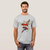 Retro-Tattoo T-shirt (Voorkant volledig)