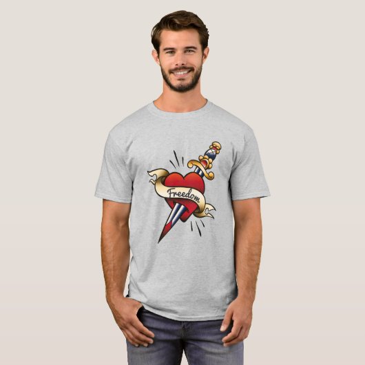 Retro-Tattoo T-shirt (Voorkant volledig)