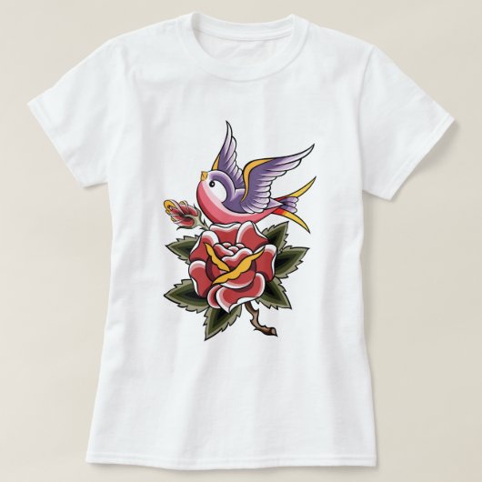 Retro-Tattoo T-shirt (Design voorkant)