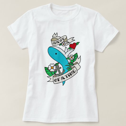 Retro-Tattoo T-shirt (Design voorkant)