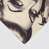 Retro Tattooed Pin Up Tissuepapier (Detail)