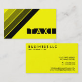 retro TAXI Visitekaartje (Voorkant / Achterkant)