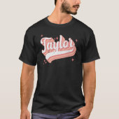 Retro Taylor Voornaam T-shirt (Voorkant)