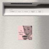 Retro Tea Magneet (Insitu (Vaatwasser))