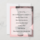 Retro Tea Party Kaart (Achterkant)