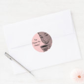 Retro Tea Ronde Sticker (Envelop)
