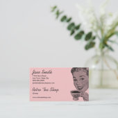 Retro Tea Visitekaartje (Staand voorkant)