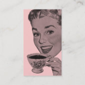 Retro Tea Visitekaartje (Achterkant)