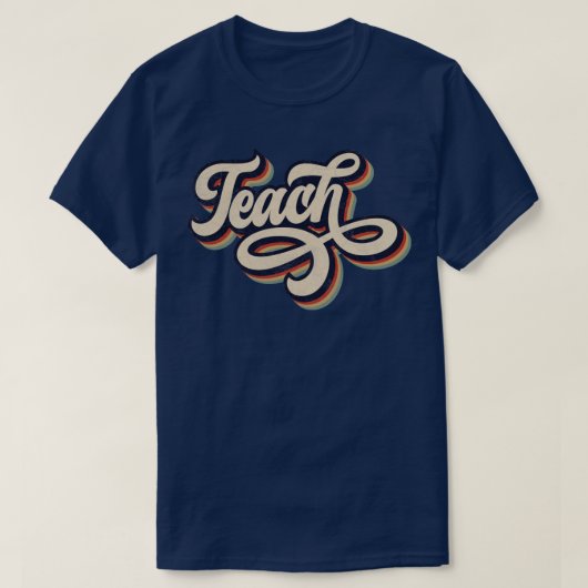 Retro Teach T-shirt (Design voorkant)