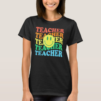 Retro Teacher Appreciation Day Teacher Life T-shirt