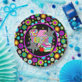Retro Teacher  Paper Plate Papieren Bordje (Feest)