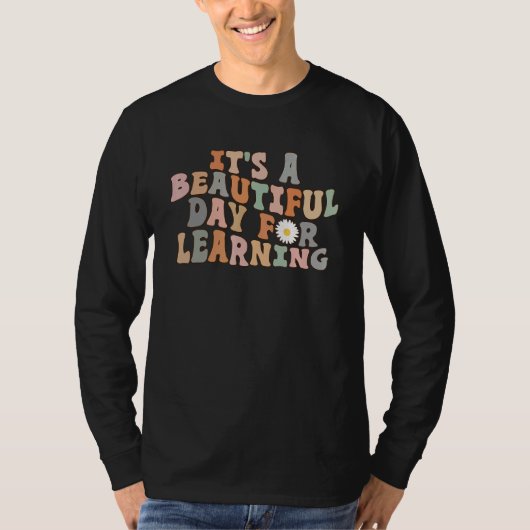 Retro Teacher Students Women It's Beautiful Day Fo T-shirt (Voorkant)