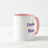 Retro Teacher Vibes Waardering Mok (Voorkant rechts)