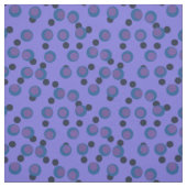 Retro Teal & Paarse Atoomorbitaal Stof (Swatch)