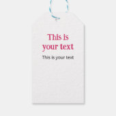 Retro Teal & Purple Truck with Easter Eggs Cadeaulabel (Achterkant)