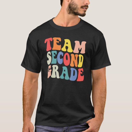 Retro  Team 2e graad Happy First Day SC T-shirt (Voorkant)