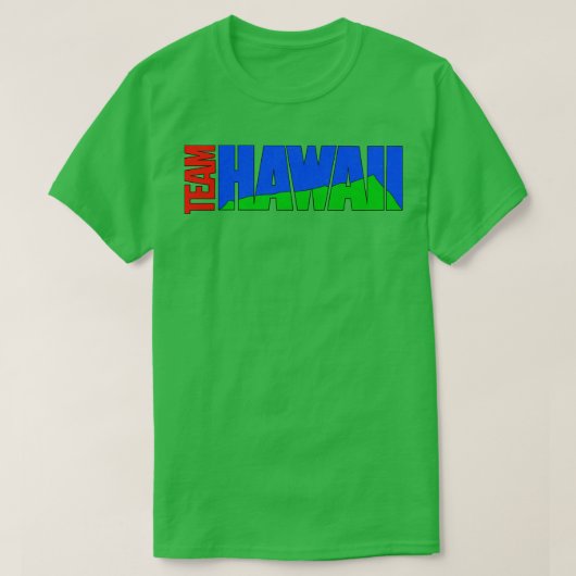 Retro Team Hawaii 1977 TShirt (Design voorkant)