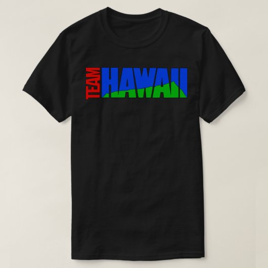Retro Team Hawaii 1977 TShirt 1 (Design voorkant)