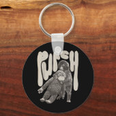 Retro Team Punch Baby Aapje Sleutelhanger (Voorkant)