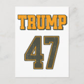 Retro Team Trump 47  Briefkaart (Voorkant)