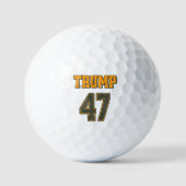 Retro Team Trump 47  Golfballen (Voorkant)