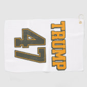 Retro Team Trump 47  Golfhanddoek (Horizontaal)