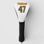 Retro Team Trump 47 Golfheadcover (Voorkant)