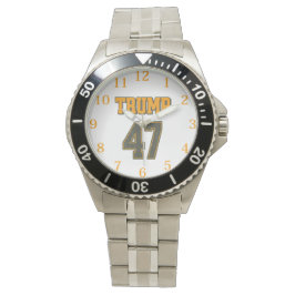 Retro Team Trump 47  Horloge