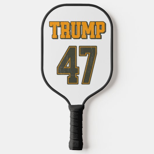 Retro Team Trump 47 Pickleball Paddle (Achterkant)