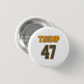 Retro Team Trump 47  Ronde Button 3,2 Cm (Voorkant /achterkant)