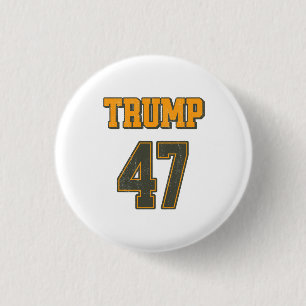 Retro Team Trump 47 Ronde Button 3,2 Cm