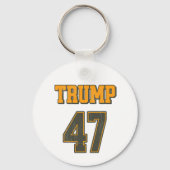 Retro Team Trump 47  Sleutelhanger (Achterkant)