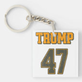 Retro Team Trump 47  Sleutelhanger (voorkant)