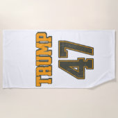 Retro Team Trump 47  Strandlaken (Voorkant)