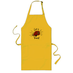 Retro Teardrop Camper Apron Lang Schort