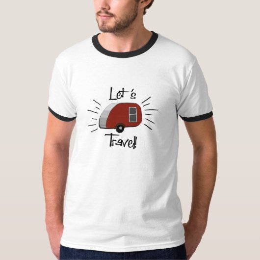 Retro Teardrop Camper Shirt (Voorkant)