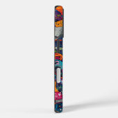 Retro Tech Chaos Urban Street Art Telefoonhoes Case-Mate iPhone Case (Achterkant / Rechts)