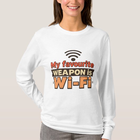Retro  Tech Humor Shirt - Funny Internet Si (Voorkant)