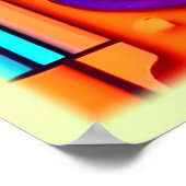 Retro Tech Pop: Nostalgische gadget collage Poster (Hoek)