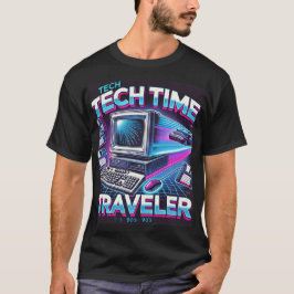 Retro Tech Tijdreiziger – 90s Nostalgie T-shirt