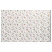 Retro teddybeer nostalgie Pluizig geruit Stof (Fat Quarter)