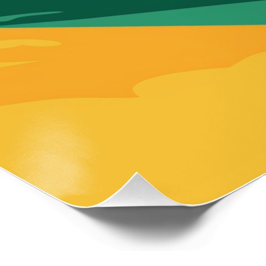 Retro Tekening van Oude auto Perfect Poster (Hoek)