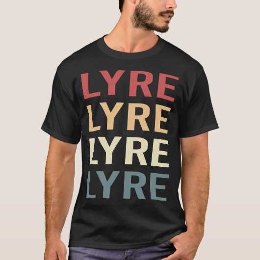 Retro Tekst Lier T-shirt (Voorkant)